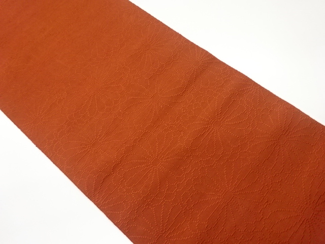 菊尽くし模様織出し名古屋帯